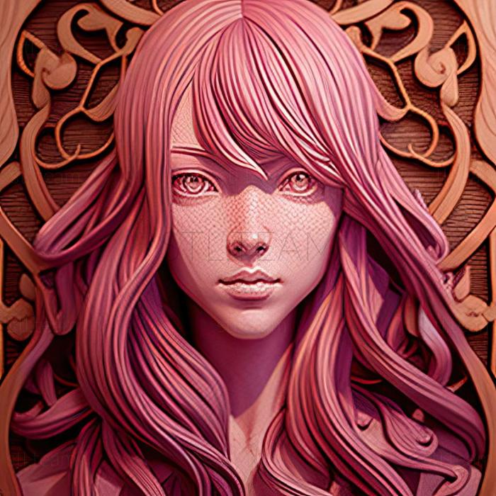 Anime Megurine Luka  person FROM ANIME